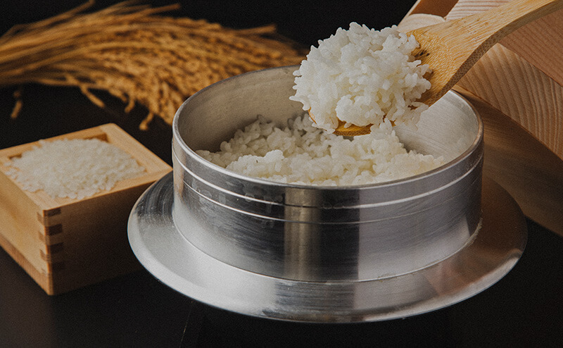 羽釜炊きごはん