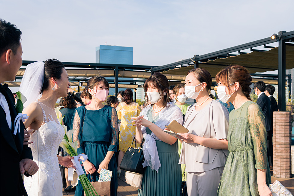 思い出のお花を使用したクラシカルモダンウェディング