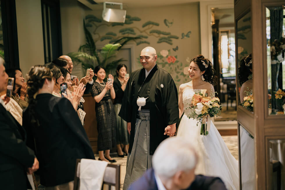 日本とカナダを融合したファンタスティックな結婚式