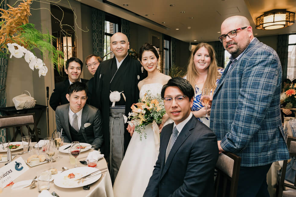 日本とカナダを融合したファンタスティックな結婚式