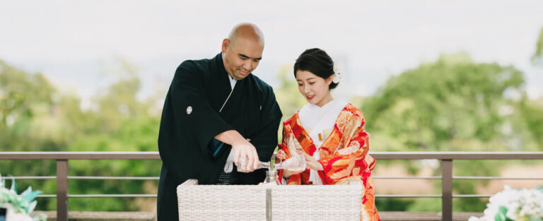 日本とカナダを融合したファンタスティックな結婚式